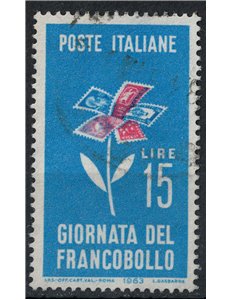ITALY 1963 US Stamp Day