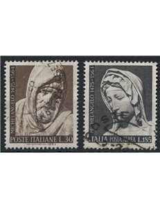 ITALY 1964 Michelangelo Buonarroti 2v us