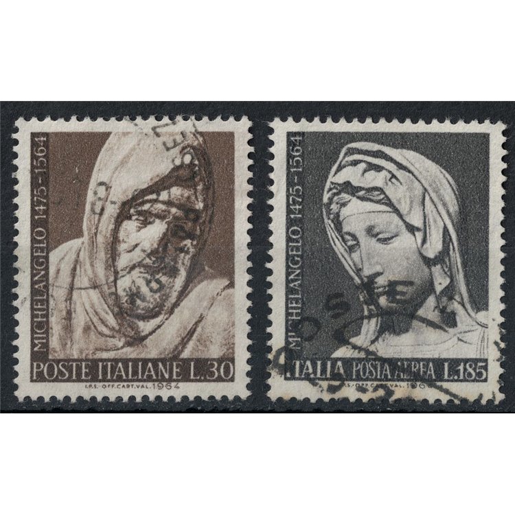 ITALY 1964 Michelangelo Buonarroti 2v us