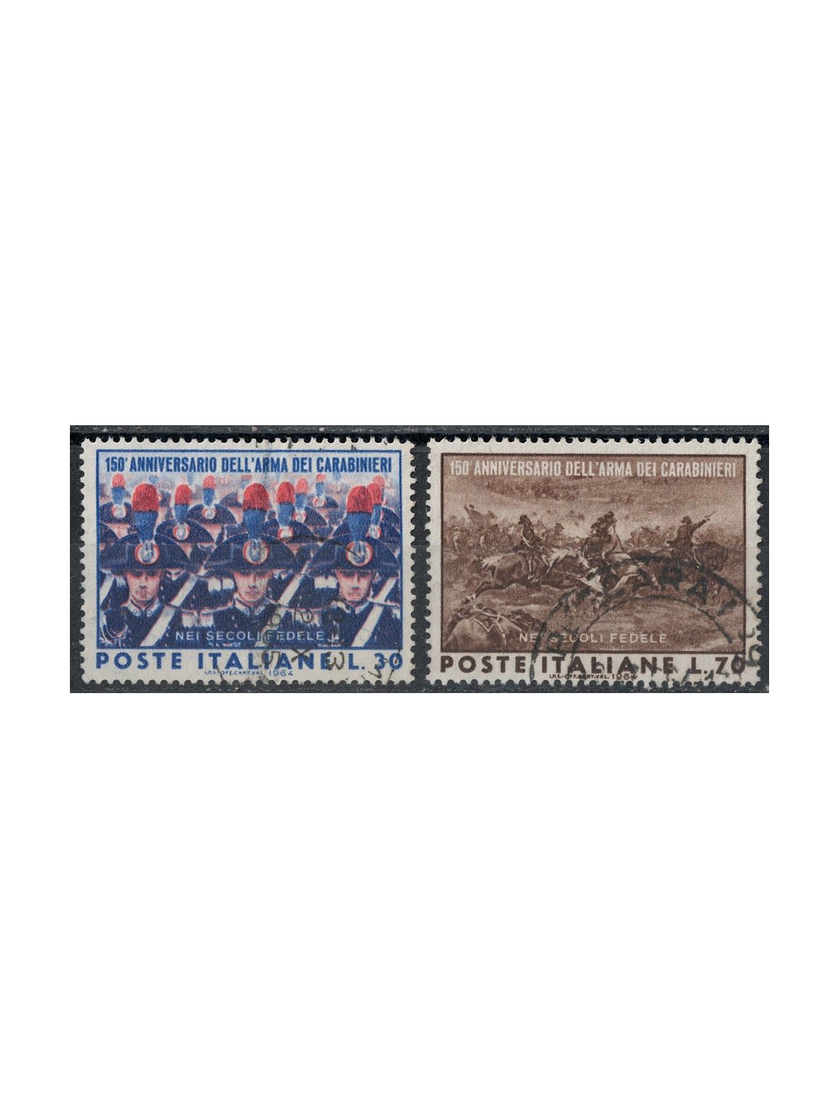 ITALY 1964 Carabinieri 2v us