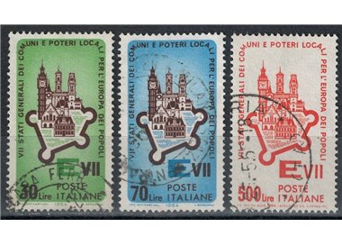 ITALIA 1964 Assemblea Comuni d'Europa 3v us