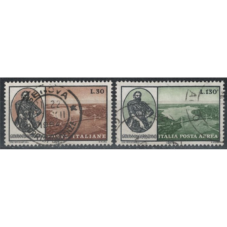 ITALIA 1964 Ponte Giovanni da Verrazzano 2v us