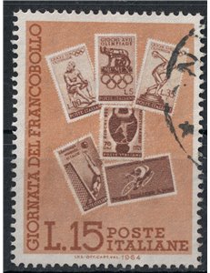 ITALIA 1964 Giornata del francobollo us