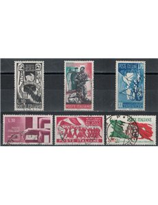 ITALY 1965 Anniversary of the Resistance 6v us