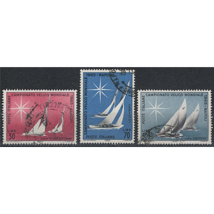 ITALY 1965 World Sailing Championship 3v us