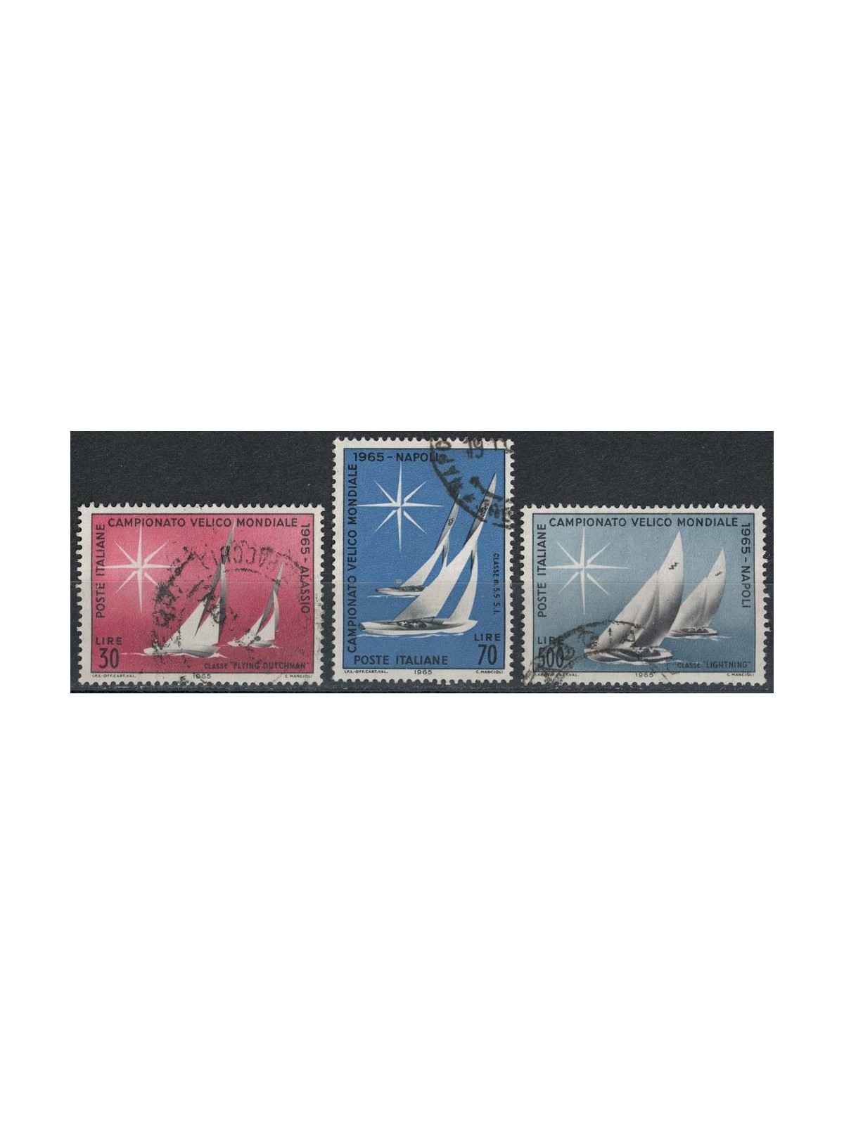 ITALY 1965 World Sailing Championship 3v us