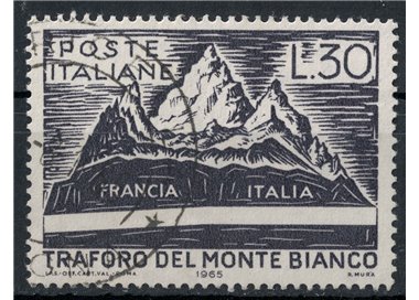 ITALIA 1965 Traforo del Monte Bianco us