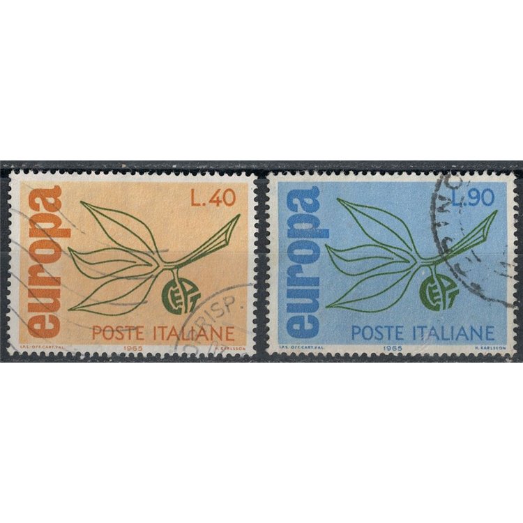 ITALY 1965 Europa 2v us