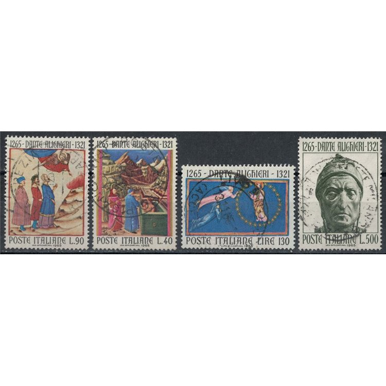 ITALIA 1965 Dante Alighieri 4v us