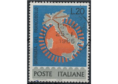 ITALIA 1965 Giornata del francobollo us