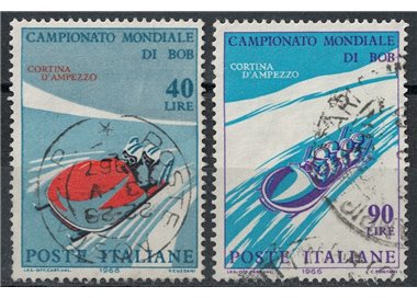 ITALIA 1966 Campionati mondiali di bob 2v us