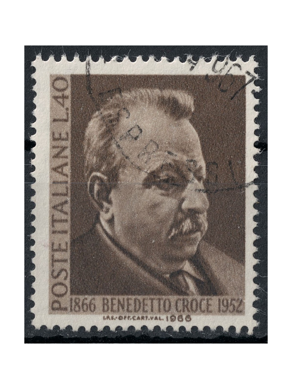 ITALY 1966 Benedetto Croce us