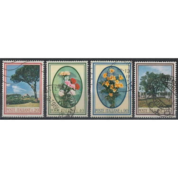 ITALIA 1966 Flora 4v us