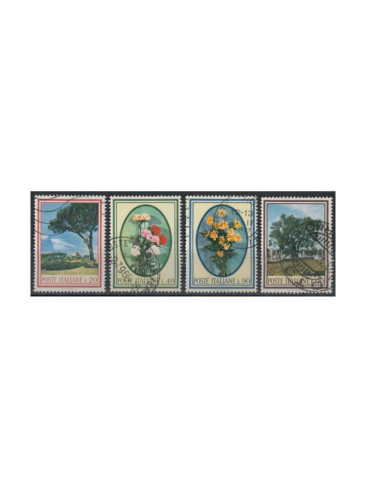ITALY 1966 Flora 4v us
