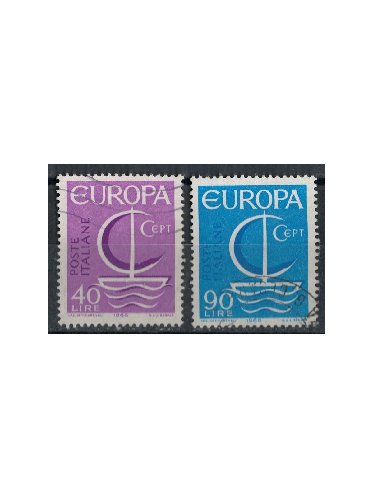 ITALIA 1966 Europa 2v us