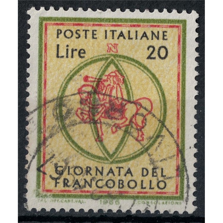 ITALY 1966 US Stamp Day