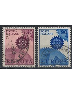 ITALY 1967 Europa 2v us