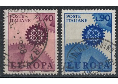 ITALY 1967 Europa 2v us