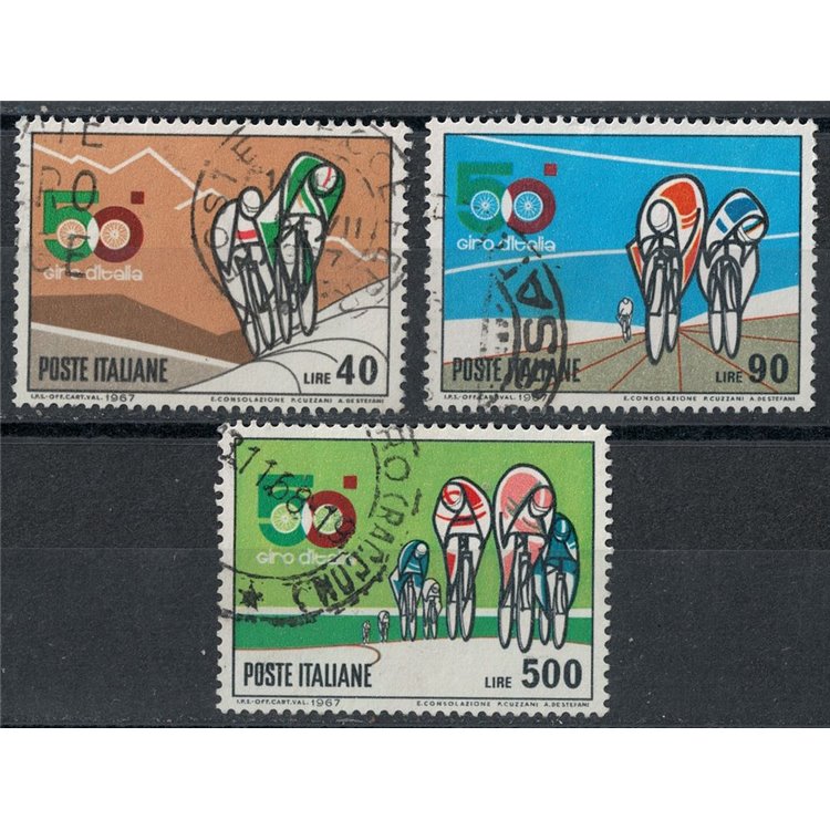 ITALY 1967 Cycling Tour of Italy 3v us