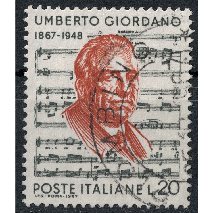 ITALY 1967 Umberto Giordano us
