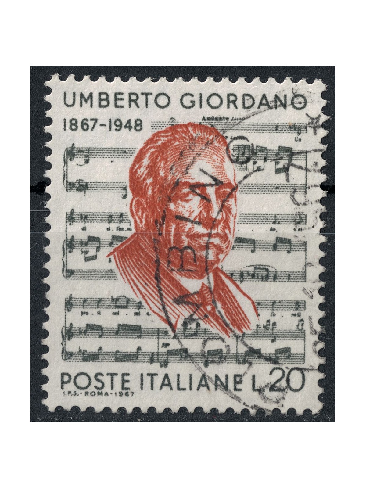 ITALY 1967 Umberto Giordano us