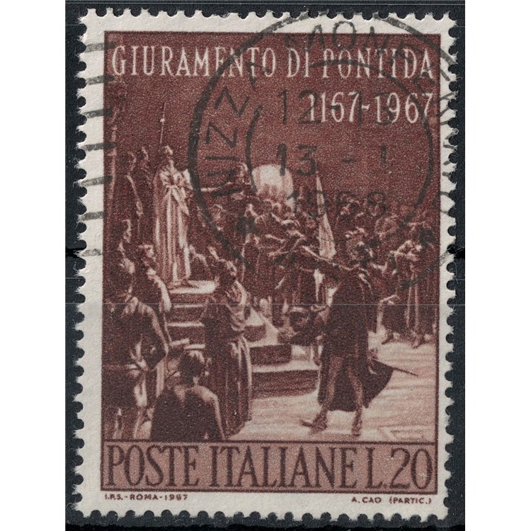 ITALIA 1967 Giuramento di Pontida us