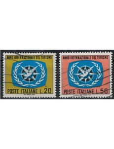 ITALY 1967 International Year of Tourism 2v us