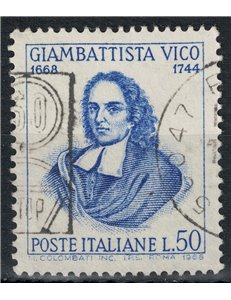 ITALY 1968 Giambattista Vico us