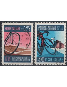 ITALY 1968 World Cycling Championships 2v us