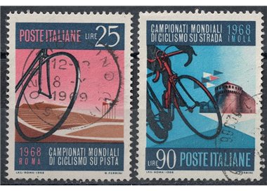 ITALY 1968 World Cycling Championships 2v us