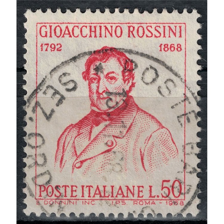 ITALIA 1968 Gioacchino Rossini us