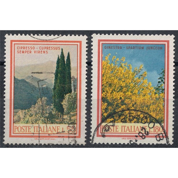 ITALY 1968 Flora 2v us