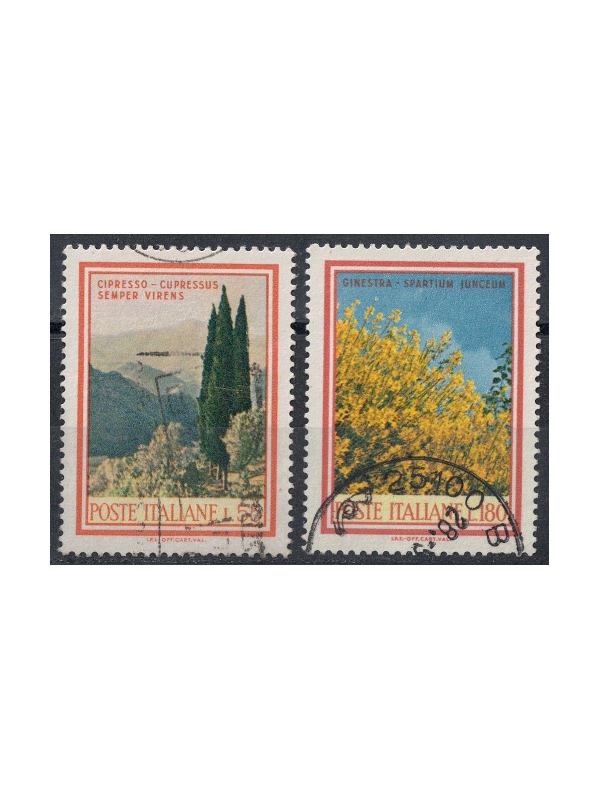 ITALIA 1968 Flora 2v us