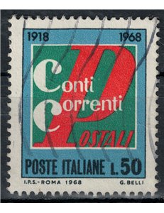 ITALIA 1968 Conti correnti postali us