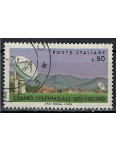 ITALIA 1968 Telecomunicazioni spaziali us