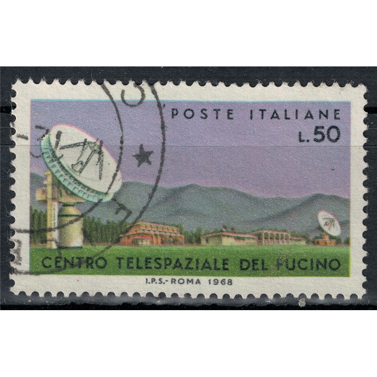ITALY 1968 Space Telecommunications us