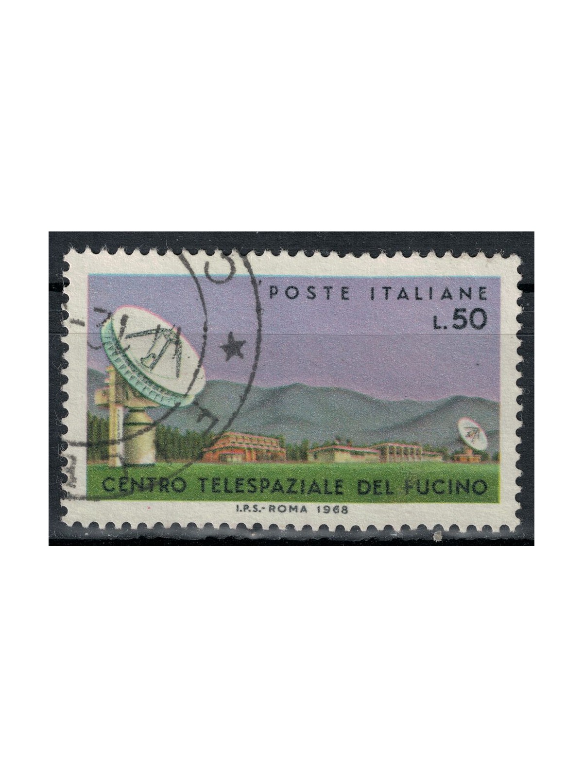 ITALY 1968 Space Telecommunications us