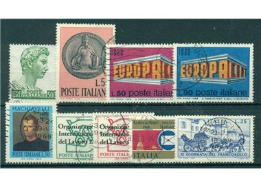 ITALY 1969 Complete Year 9v US