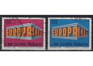ITALY 1969 Europa 2v us