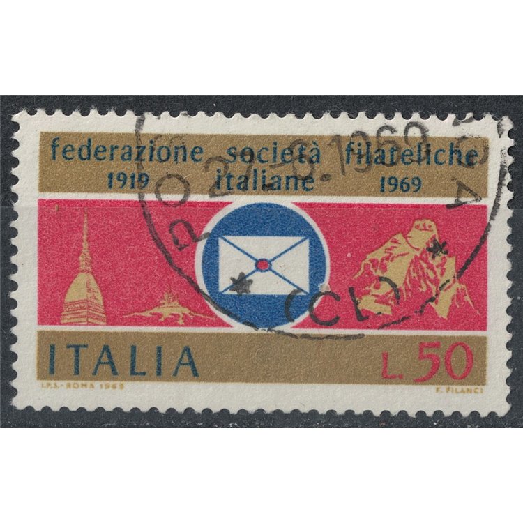 ITALY 1969 Federation of US Philatelic Societies