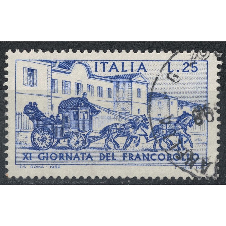 ITALY 1969 US Stamp Day