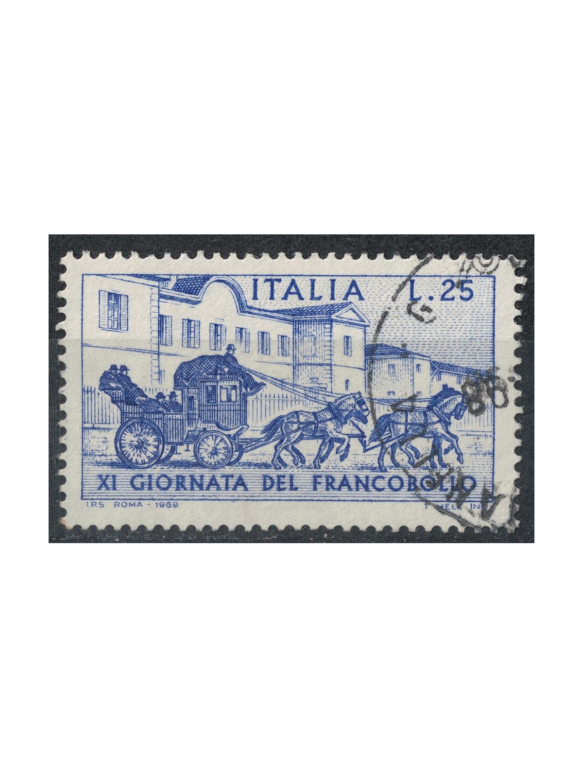 ITALY 1969 US Stamp Day