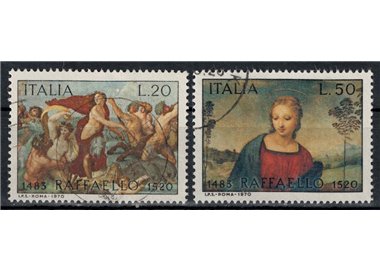 ITALIA 1970 Raffaello Sanzio 2v us