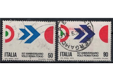 ITALIA 1970 Volo Roma-Tokio 2v us