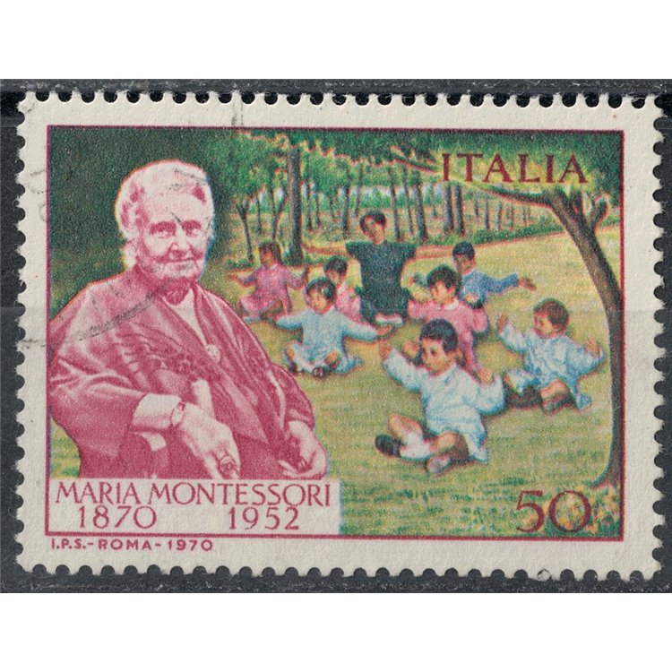 ITALY 1970 Maria Montessori us