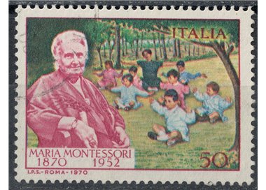 ITALY 1970 Maria Montessori us
