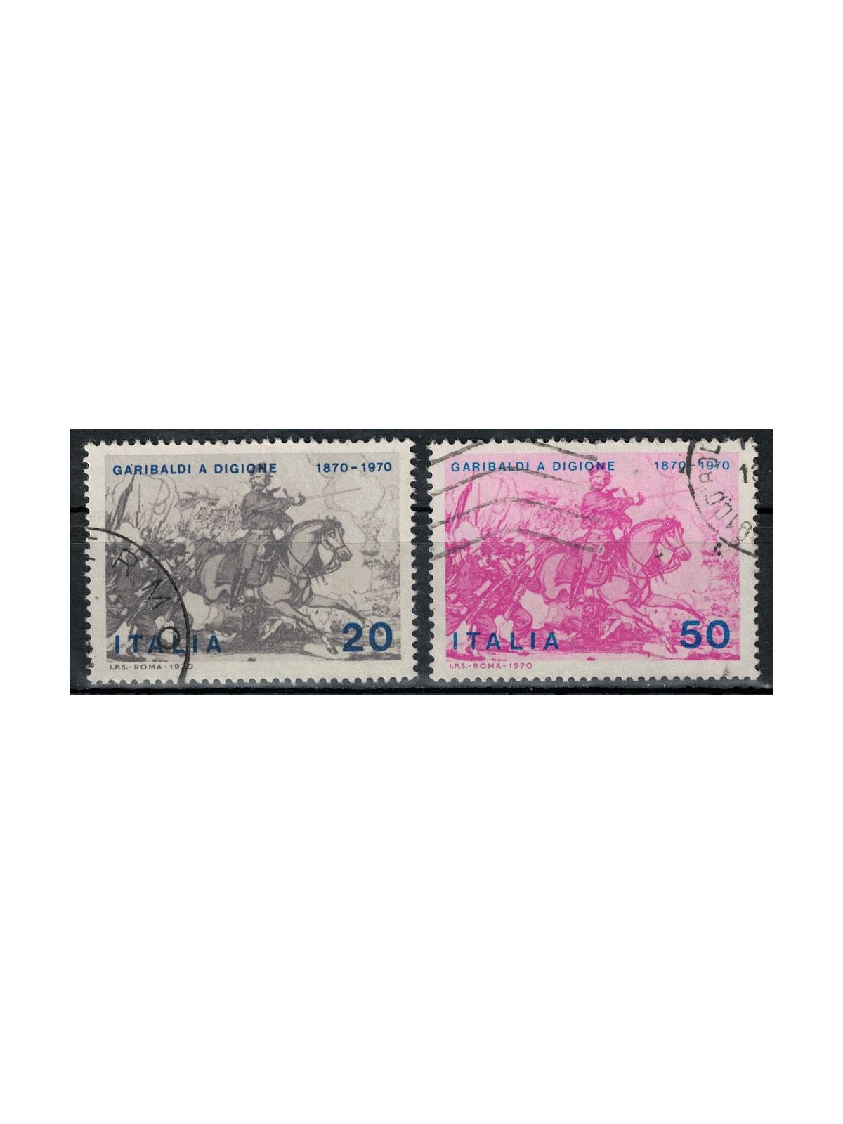 ITALY 1970 Franco-Prussian War, Garibaldi 2v us