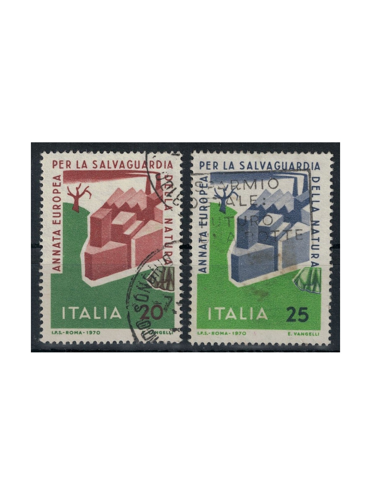 ITALY 1970 Safeguarding Nature 2v us