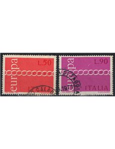 ITALIA 1971 Europa 2v us