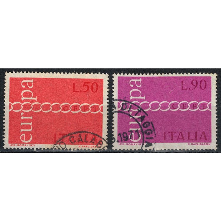 ITALIA 1971 Europa 2v us